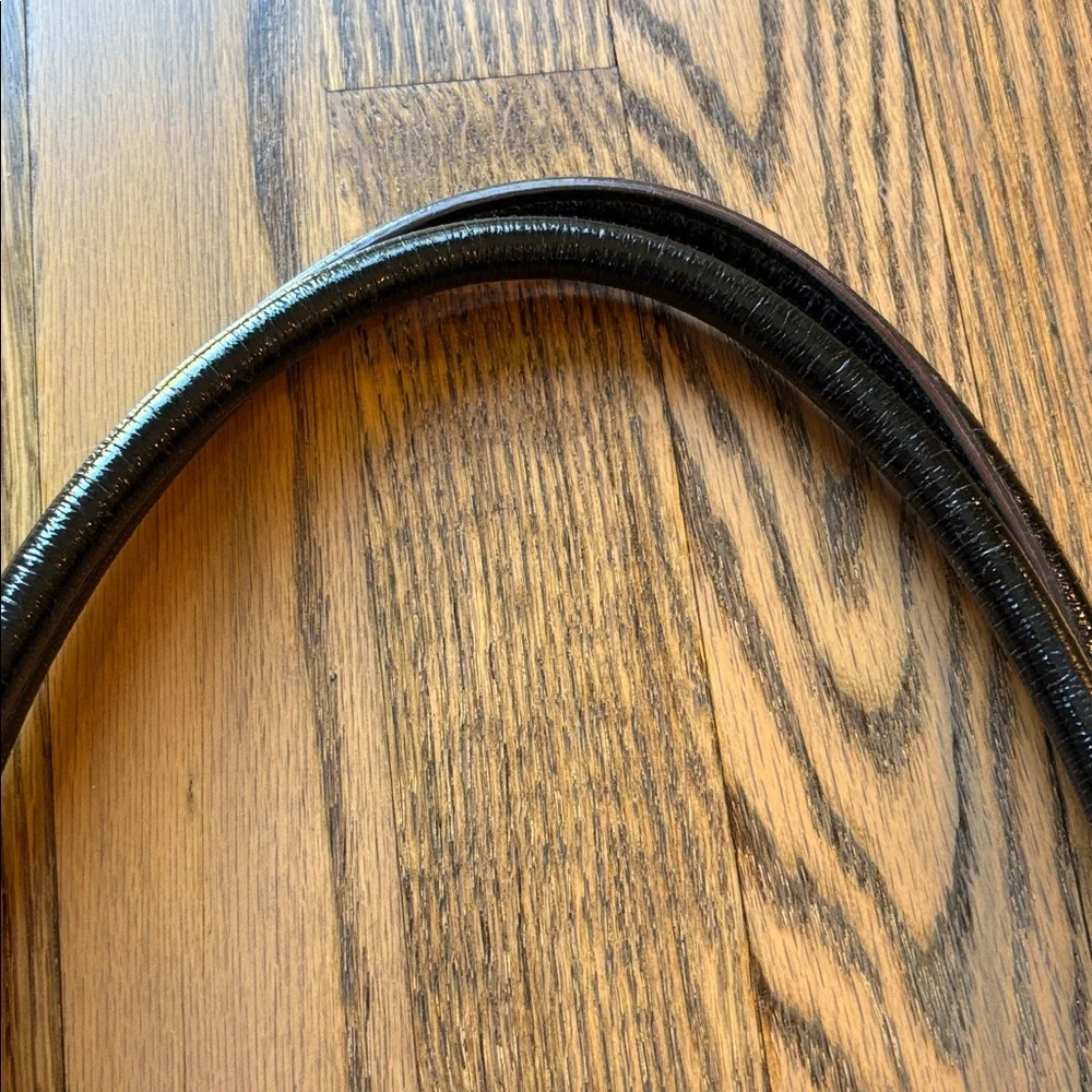 Kate Spade black patten leather purse